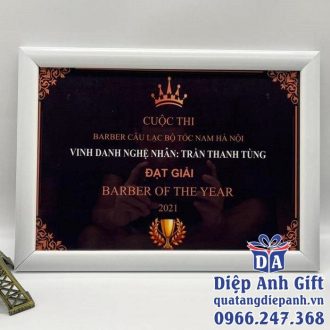 Bằng khen vinh danh gỗ
