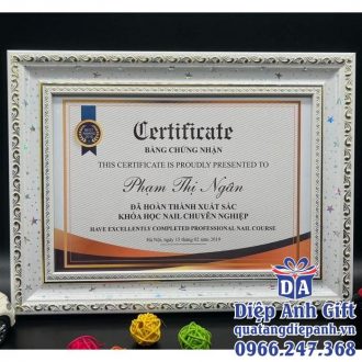 Bằng khen vinh danh gỗ