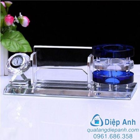 bộ để bàn pha lê