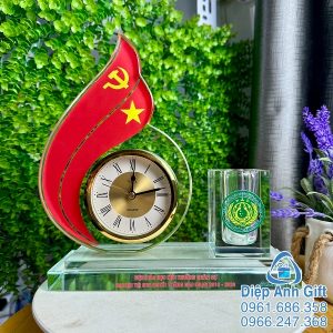 bộ để bàn pha lê