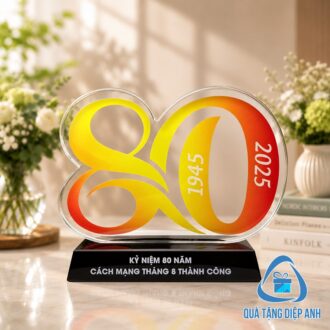 bộ số pha lê kỷ niệm 80 năm